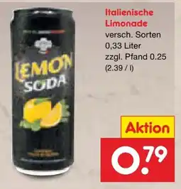 Netto Marken-Discount Crodo Limonade Angebot