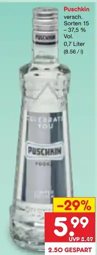 Netto Marken-Discount Puschkin Vodka Angebot