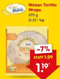 Netto Marken-Discount Korn Mühle Tortilla Wraps Weizen Angebot
