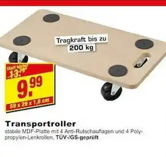 Leymann Baustoffe Transportroller Angebot