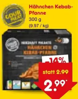 Netto Marken-Discount Gourmeat Hähnchen Kebab-Pfanne Angebot
