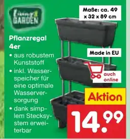 Netto Marken-Discount Living Garden Pflanzregal Angebot
