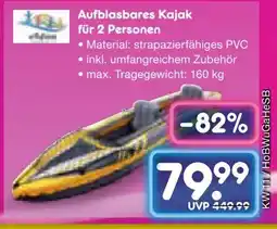 Netto Marken-Discount e4fun Aufblasbares Kajak Angebot