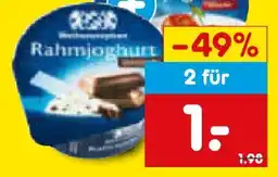 Netto Marken-Discount Weihenstephan Rahmjoghurt Angebot