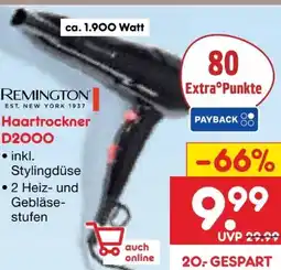 Netto Marken-Discount Remington Haartrockner D2000 Angebot