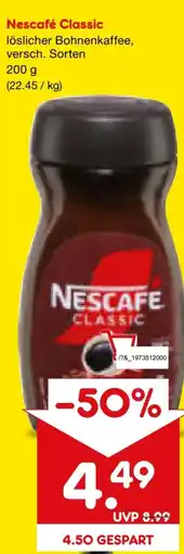 Netto Marken-Discount Nescafé Classic Löslicher Kaffee Angebot