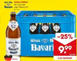 Netto Marken-Discount Weiss Blau Bavaria Helles Vollbier Angebot