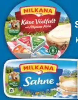 E-Center Milkana Schmelzkäse Angebot