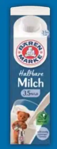 E-Center Bärenmarke Haltbare Milch Angebot