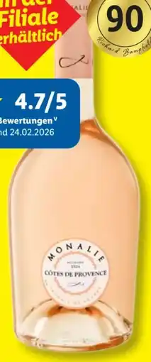 Lidl Monalie Cotes de Provence Angebot