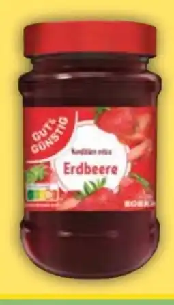 E-Center Gut & Günstig Erdbeer Konfitüre Extra Angebot