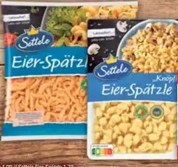 E-Center Settele Eier-Spätzle Angebot
