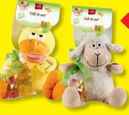 Lidl Favorina Sprechende Plüschfigur mit Fruchtgummi Angebot