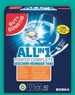 E-Center Gut & Günstig All in 1 Geschirr-Reiniger-Tabs Angebot