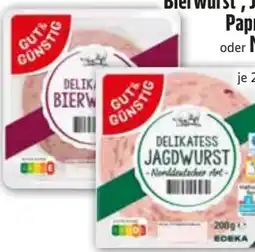Edeka Gut & Günstig Delikatess Bierwurst-Aufschnitt Angebot