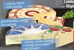 Edeka Käserei Champignon Cambozola Weichkäse Angebot