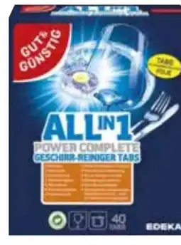 Edeka Gut & Günstig All in 1 Geschirr-Reiniger-Tabs Angebot