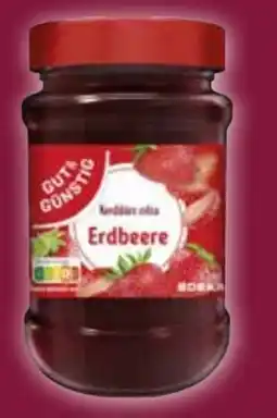 Edeka Gut & Günstig Erdbeer Konfitüre Extra Angebot