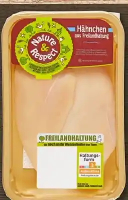 REWE Center Nature & Respect Freiland Hähnchen-Brustfilet Angebot
