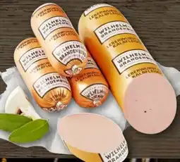 REWE Center Metzgerei Wilhelm Brandenburg Leberwurst mit Kalbfleisch Angebot