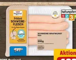 REWE Center Rewe Regional Schweine-Bratwurst Angebot