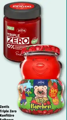 REWE Center Zentis Triple Zero Konfitüre Angebot