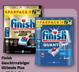 REWE Center Finish Geschirrreiniger Ultimate Plus Angebot