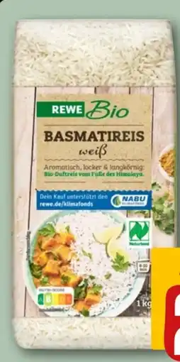 REWE Rewe Bio Basmatireis Angebot
