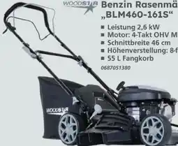 Globus Baumarkt Woodstar Benzin Rasenmäher BLM460-161S Angebot