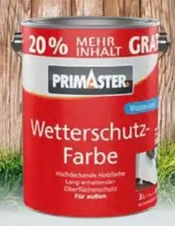 Globus Baumarkt Primaster Wetterschutzfarbe Angebot