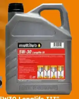 Globus Baumarkt Multilub Motoröl 5W-30 Longlife III Angebot