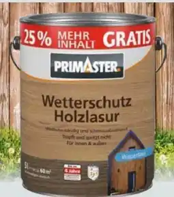 Globus Baumarkt Primaster Wetterschutzlasur Angebot
