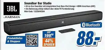 Expert Klein Jbl Soundbar Bar Studio Angebot