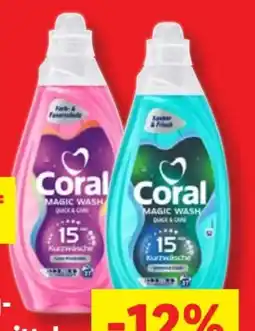 Lidl Coral Magic Wash Flüssigwaschmittel Angebot