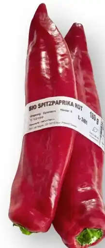 Edeka Bio-Spitzpaprika Rot Angebot
