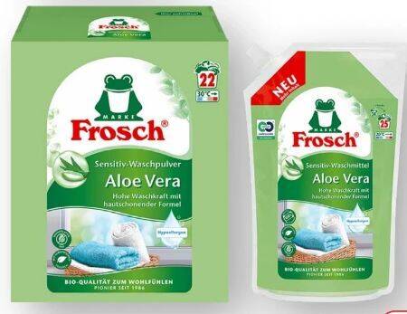 Frosch Aloe Vera Sensitiv-Waschmittel 22 Stk Angebot bei Edeka
