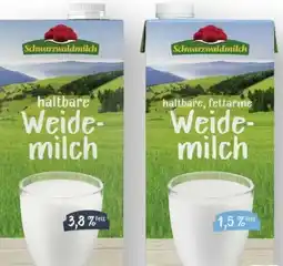 Scheck-in-Center Schwarzwaldmilch Haltbare Fettarme Weidemilch Angebot