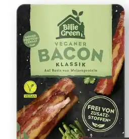 Scheck-in-Center Billie Green Veganer Bacon Angebot