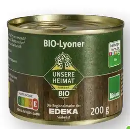 Scheck-in-Center Unsere Heimat Echt & Gut Bio-Lyoner Angebot