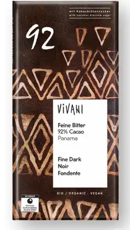 Scheck-in-Center Vivani Bio Feine Bitterschokolade Noir Angebot