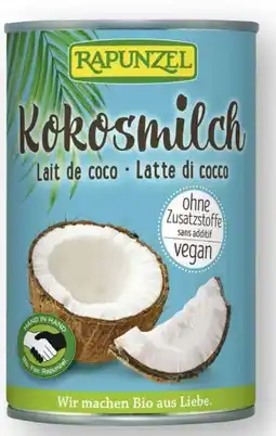 Scheck-in-Center Rapunzel Bio Kokosmilch vegan Angebot