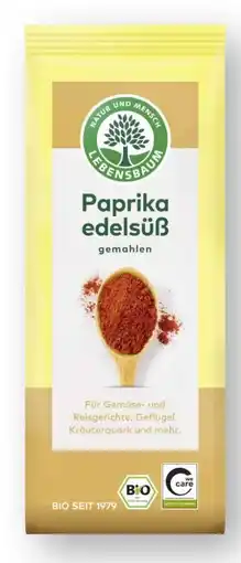 Scheck-in-Center Lebensbaum Bio Paprikapulver Angebot