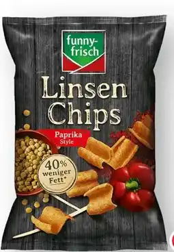 Scheck-in-Center Funny Frisch Linsen Chips Paprika Angebot