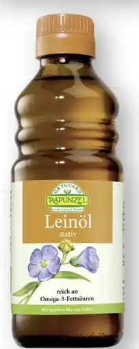 Scheck-in-Center Rapunzel Bio-Leinöl Nativ vegan Angebot