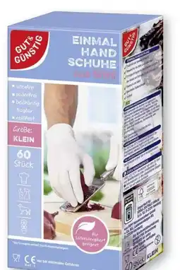 Scheck-in-Center Gut & Günstig Einmalhandschuhe Angebot