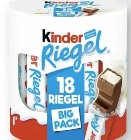 Scheck-in-Center Ferrero Kinder Riegel Angebot