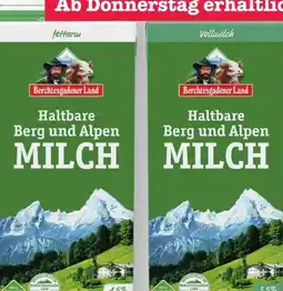 Scheck-in-Center Berchtesgadener Land Haltbare Berg und Alpen-Milch Angebot
