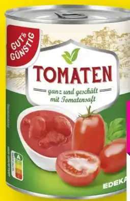 Scheck-in-Center Gut & Günstig Tomaten ganz und geschält Angebot