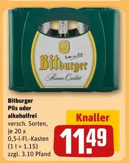REWE Bitburger Pils Angebot