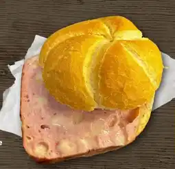 REWE Center Käsefleischkäse im Brötchen Angebot